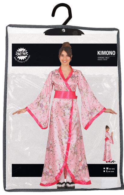 Kimono damskie różowe