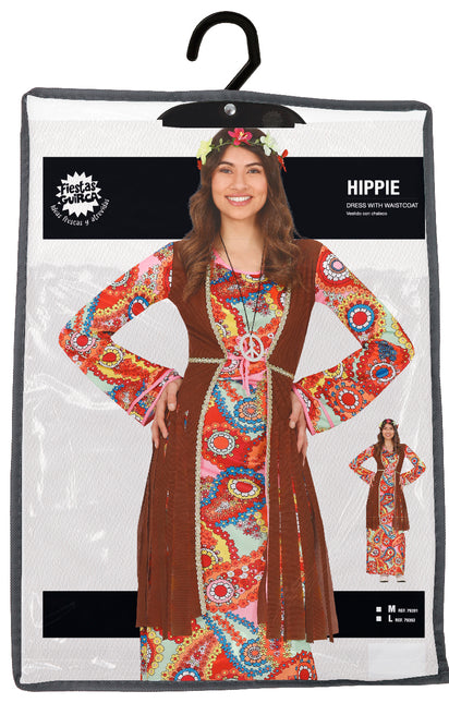 Długa sukienka hippie