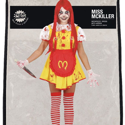Kostium Mc Killer na Halloween dla kobiet