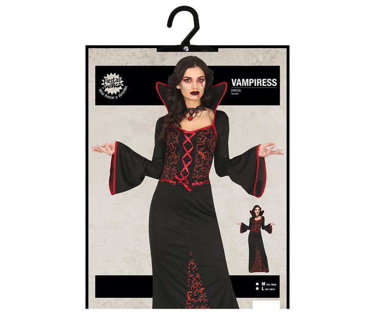 Damska sukienka wampirza na Halloween