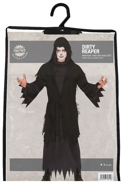 Zabójczy kostium na Halloween dla mężczyzn czarny L
