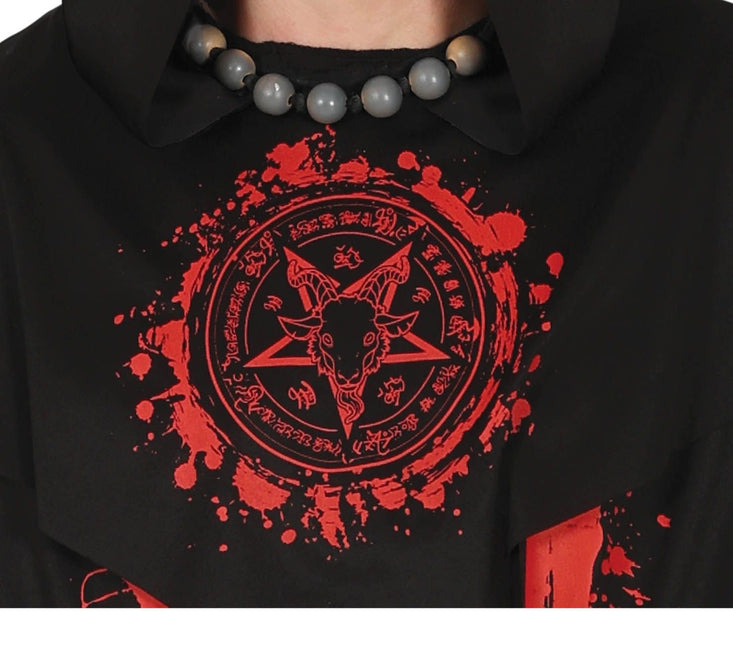 Kostium Szatana na Halloween Mężczyźni Czerwony L
