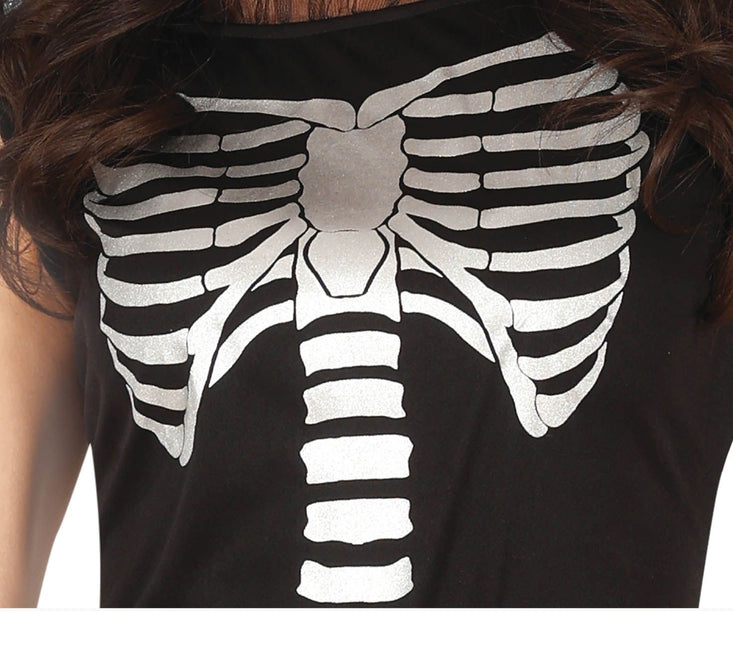 Kostium szkieletu na Halloween dla kobiet