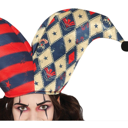 Kostium Harlequin na Halloween Damski horror