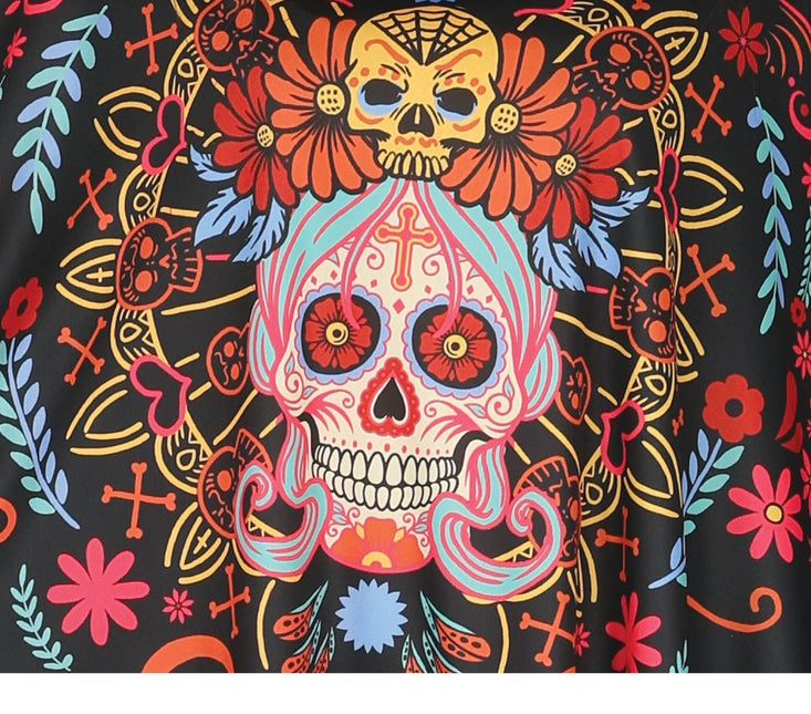 Poncho Czaszka M