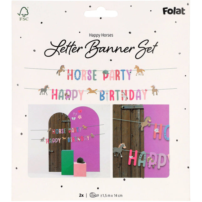 Happy Birthday Letterslinger Happy Horses 1.5m