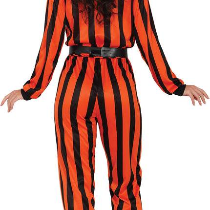 Halloweenowy kombinezon damski Harlequin Prisoner