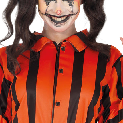 Halloweenowy kombinezon damski Harlequin Prisoner