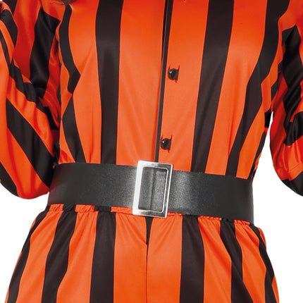 Halloweenowy kombinezon damski Harlequin Prisoner