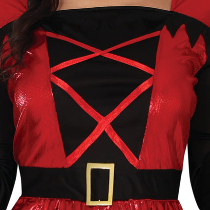 Sukienka na Halloween Black Red Ladies Devil