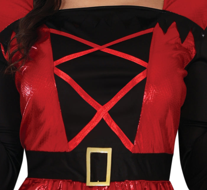 Sukienka na Halloween Black Red Ladies Devil