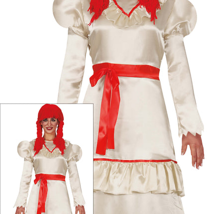 Halloweenowa sukienka damska Przeklęta lalka
