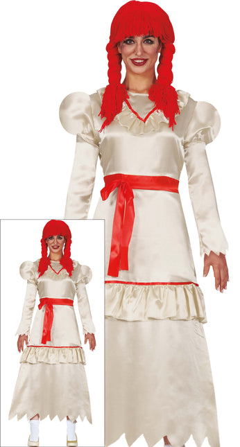 Halloweenowa sukienka damska Przeklęta lalka