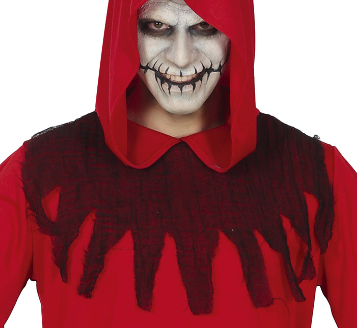 Kostium na Halloween Czerwony męski żniwiarz