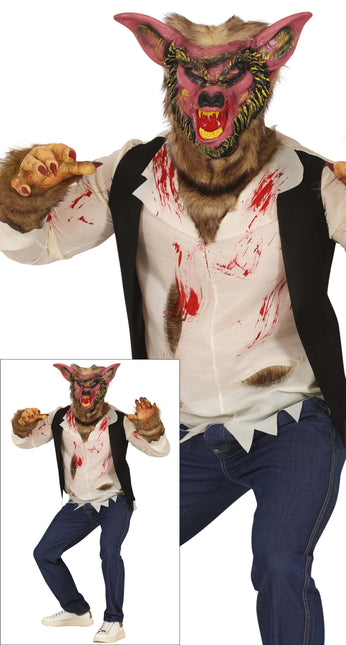 Kostium na Halloween dla mężczyzn Wilkołak