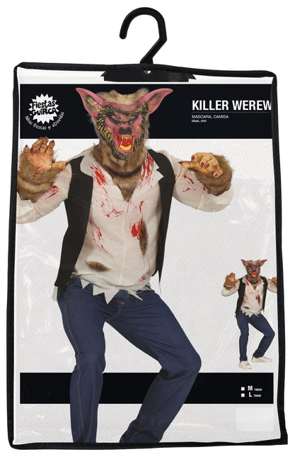 Kostium na Halloween dla mężczyzn Wilkołak