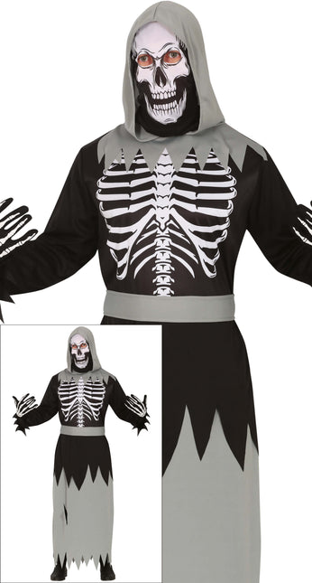Kostium na Halloween Męski szkielet Mystic