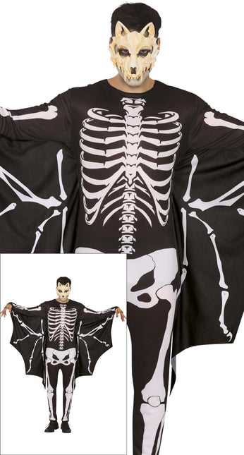 Kostium na Halloween Męski szkielet nietoperza
