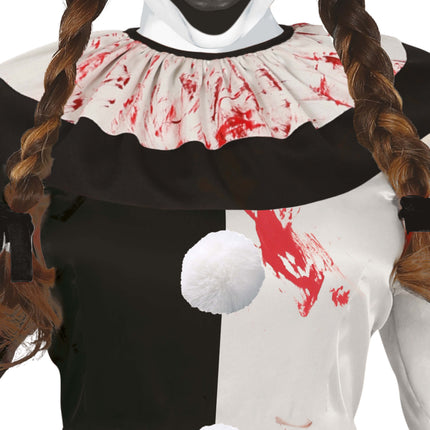 Sukienka damska na Halloween Straszny klaun