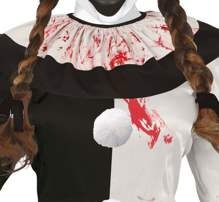 Sukienka damska na Halloween Straszny klaun