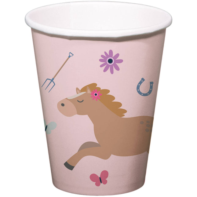 Horse Cup 250ml 8szt