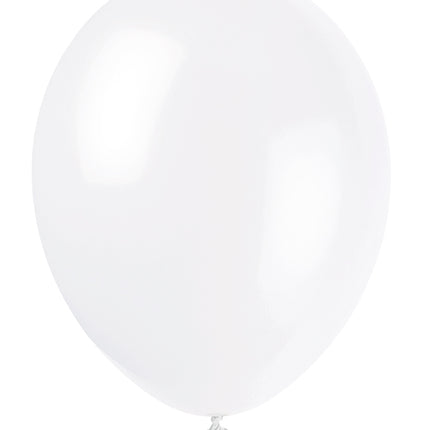Balony białe 30cm 10szt