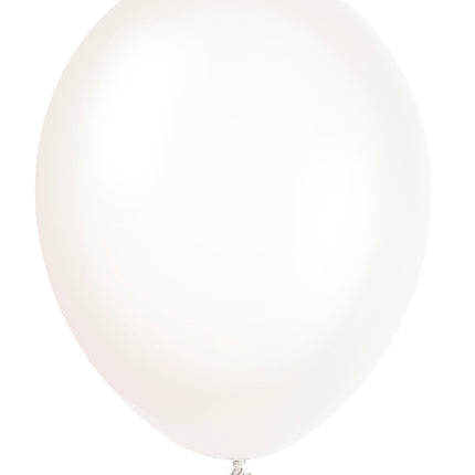 12" Balony lateksowe Premium, 10 sztuk - przezroczyste