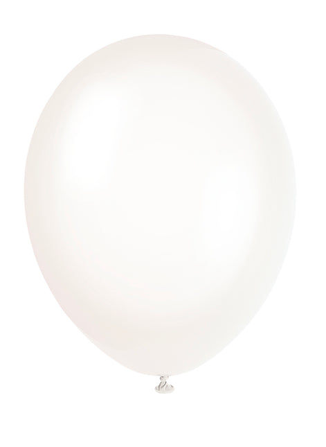 12" Balony lateksowe Premium, 10 sztuk - przezroczyste