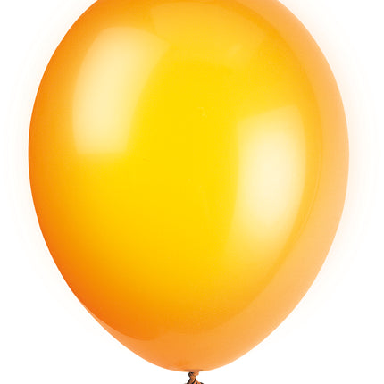 12" Balony lateksowe Premium, 10 sztuk - Pomarańcza cytrusowa