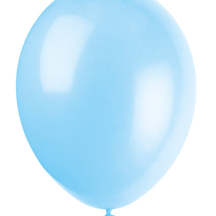 Jasnoniebieskie balony Matellic 30cm 10szt