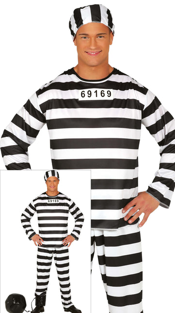 Kombinezon Crooksuit Black White Men