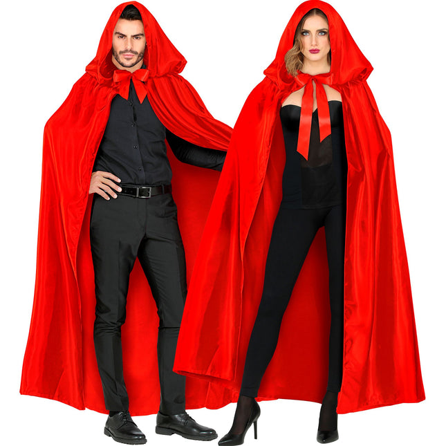 Czerwona peleryna na Halloween