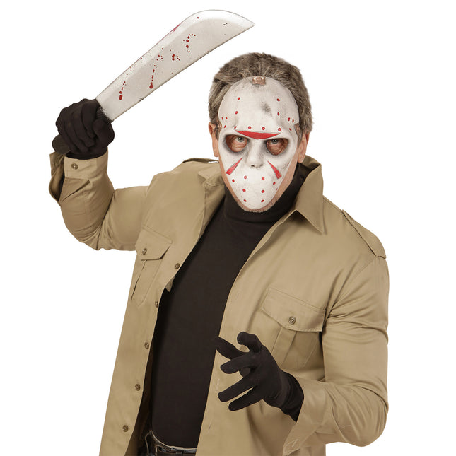 Maska hokejowa na Halloween