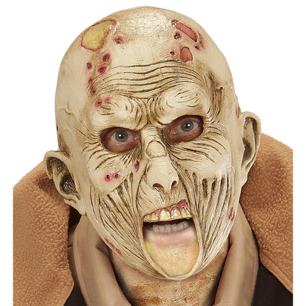 Maska Halloween Zombie z otwartymi ustami