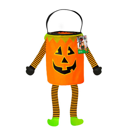 Torba na Halloween Dynia z rękami i nogami