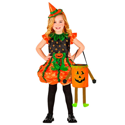 Torba na Halloween Dynia z rękami i nogami