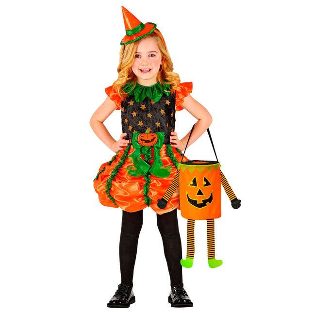 Torba na Halloween Dynia z rękami i nogami