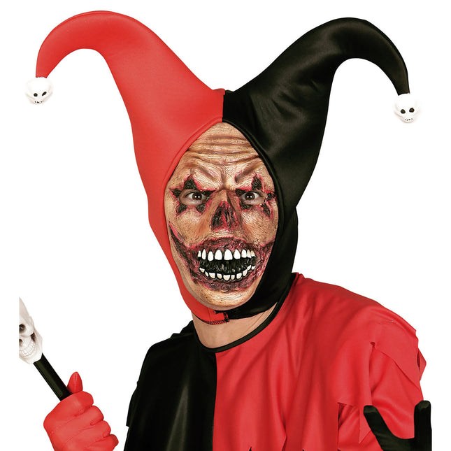 Maska na Halloween Klaun z ranami