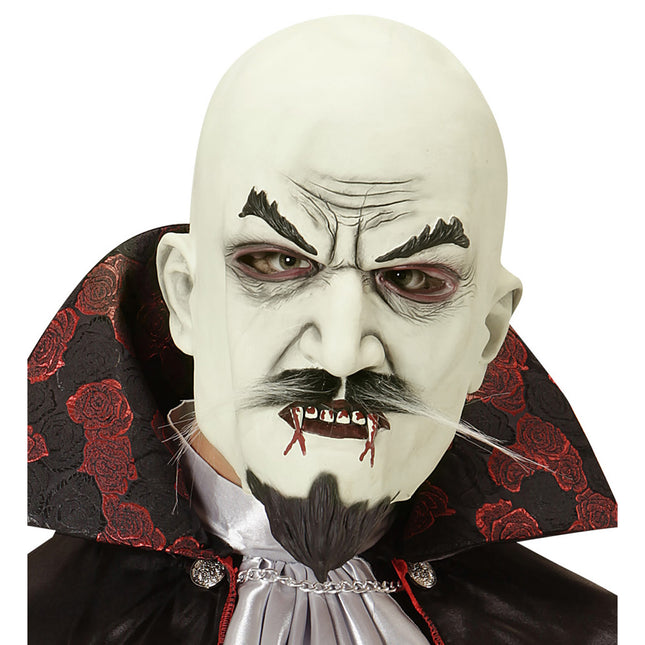 Maska na Halloween Wampir z wąsami