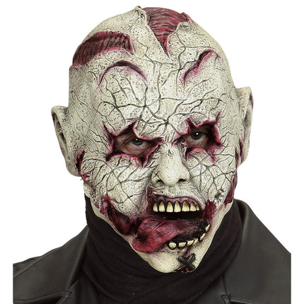 Maska na Halloween Horror Klaun z krwią