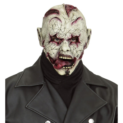 Maska na Halloween Horror Klaun z krwią
