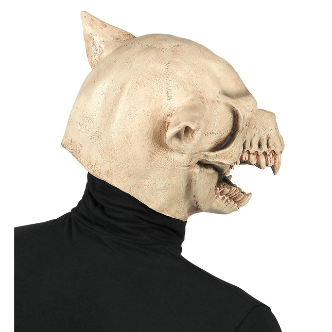 Maska na Halloween Biały Pies
