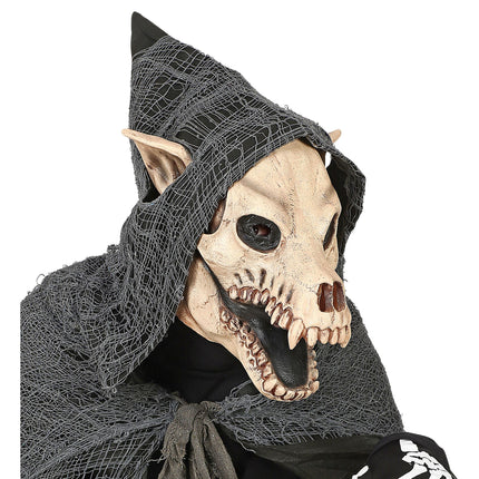 Maska na Halloween Biały Pies
