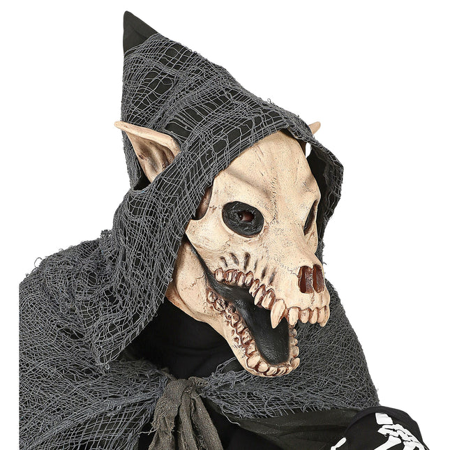 Maska na Halloween Biały Pies
