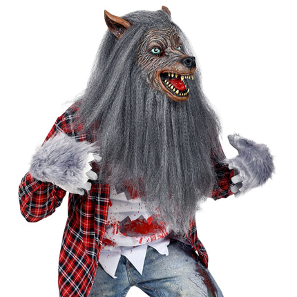 Maska na Halloween Wilkołak z polaru