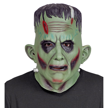 Maska na Halloween Zielony Potwór Laboratoryjny