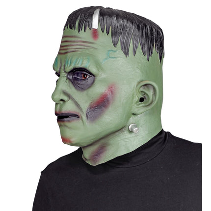 Maska na Halloween Zielony Potwór Laboratoryjny