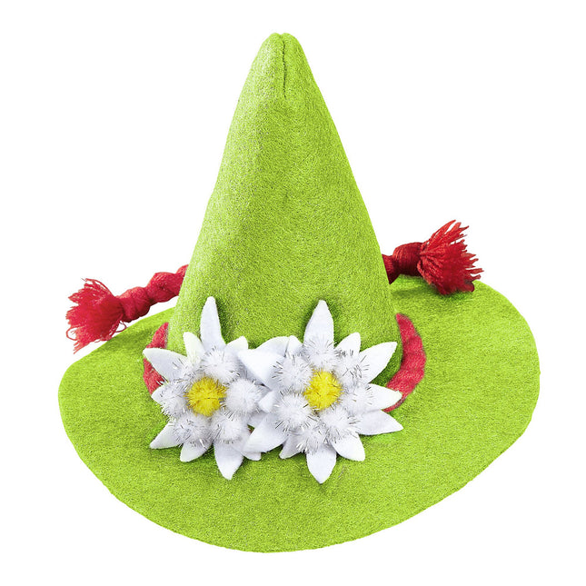 MINI CZAPKA BAYERN Z SZAROTKĄ, ZIELONA