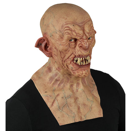 Maska na Halloween Zombie z szyją i klatką piersiową