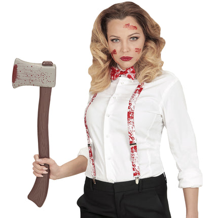 Zestaw akcesoriów na Halloween Szelki i kokarda 2 szt